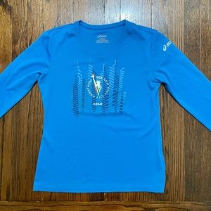 Official ASICS NYC marathon finisher long sleeve tee